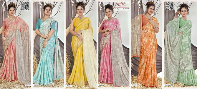 Margo By Vallabhi Printed Brasso Designer Sarees Wholesale Shop In Surat